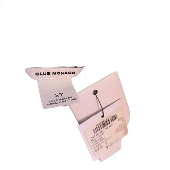 NWT- Club Monaco blouse with lacework collar - Picture 4 of 4